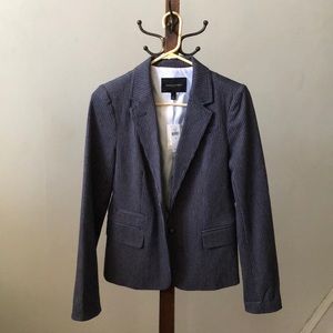 Classic J. Crew navy pinstripe blazer NWT